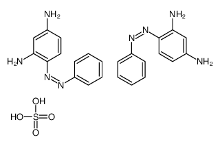 bis[4-(phenylazo)benzene-1,3-diamine] sulphate structure