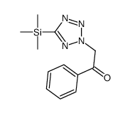1-phenyl-2-(5-trimethylsilyltetrazol-2-yl)ethanone Structure