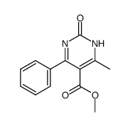 6-methyl-2-oxo-4-phenyl-1,2-dihydropyrimidine-5-carboxylic acid methyl ester Structure