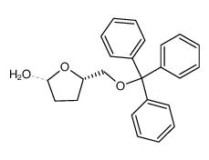 (5S)-tetrahydro-5-[(triphenylmethoxy)methyl]-2-furanol结构式