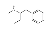 α-Ethyl-N-methylbenzeneethanamine structure