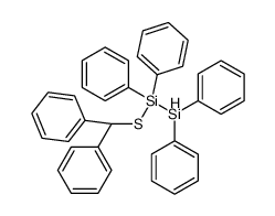 1-(benzhydrylthio)-1,1,2,2-tetraphenyldisilane Structure