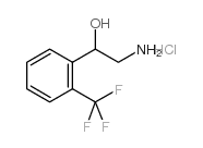 2-AMINO-1-(2-(TRIFLUOROMETHYL)PHENYL)ETHANOL HYDROCHLORIDE structure