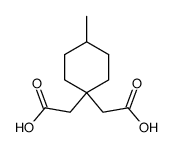 4-methylcyclohexane-1,1-diacetic acid Structure