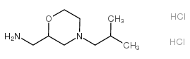 (4-Isobutylmorpholin-2-yl)methanamine dihydrochloride Structure