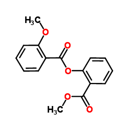 2-(Methoxycarbonyl)phenyl 2-methoxybenzoate Structure