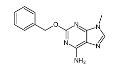 2-benzyloxy-9-methyl-9H-purin-6-ylamine结构式