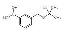 3-叔丁氧基甲基苯硼酸结构式
