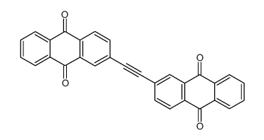 2,2'-ethynediyl-di-anthraquinone Structure