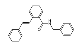 (E)-N-benzyl-2-styrylbenzamide Structure
