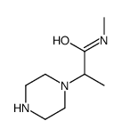 1-Piperazineacetamide,N,-alpha--dimethyl-(9CI) Structure