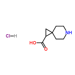 6-[((叔丁氧基)羰基]-6-氮杂螺[2.5]辛烷-1-羧酸结构式