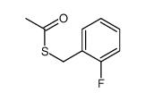 Thioacetic acid S-(2-fluoro-benzyl) ester structure