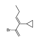 (E)-2-Bromo-3-cyclopropyl-1,3-hexadiene Structure