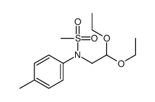 N-(2,2-diethoxyethyl)-N-(4-methylphenyl)methanesulfonamide结构式