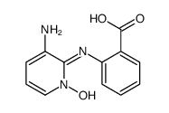 2-[(3-amino-1-hydroxypyridin-2-ylidene)amino]benzoic acid Structure