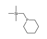 trimethyl(phosphinan-1-ylmethyl)silane结构式