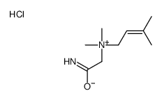 (2-amino-2-oxoethyl)-dimethyl-(3-methylbut-2-enyl)azanium,chloride结构式