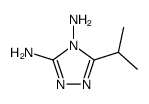 4H-1,2,4-Triazole-3,4-diamine,5-(1-methylethyl)-(9CI) picture