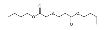 butyl 3-(2-butoxy-2-oxoethyl)sulfanylpropanoate Structure