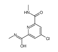 4-chloro-2-N,6-N-dimethylpyridine-2,6-dicarboxamide结构式