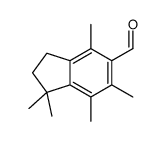 1,1,4,6,7-pentamethyl-2,3-dihydroindene-5-carbaldehyde Structure