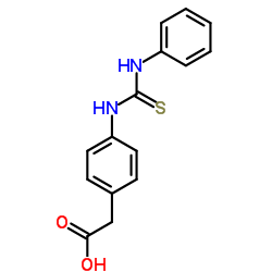 {4-[(Phenylcarbamothioyl)amino]phenyl}acetic acid结构式