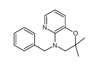 4-benzyl-2,2-dimethyl-3H-pyrido[3,2-b][1,4]oxazine Structure
