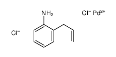 PALLADIUM,DICHLORO(2-((2,3-ETA)-2-PROPENYL)BENZENEAMINE-N)-结构式