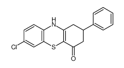 7-chloro-2-phenyl-1,2,3,10-tetrahydrophenothiazin-4-one结构式