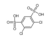 4,6-dichlorobenzene-1,3-disulfonic acid Structure