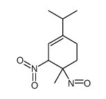 4-methyl-3-nitro-4-nitroso-1-propan-2-ylcyclohexene结构式