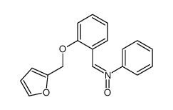 1-[2-(furan-2-ylmethoxy)phenyl]-N-phenylmethanimine oxide Structure