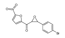 [3-(4-bromophenyl)oxiran-2-yl]-(5-nitrofuran-2-yl)methanone结构式