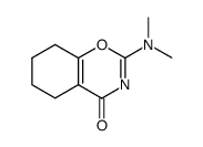 2-Dimethylamino-5,6,7,8-tetrahydro-benzo[e][1,3]oxazin-4-one结构式