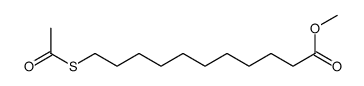 methyl 11-acetylsulfanylundecanoate Structure