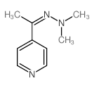 N-methyl-N-(1-pyridin-4-ylethylideneamino)methanamine Structure