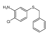 5-benzylsulfanyl-2-chloroaniline Structure