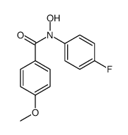 N-(4-fluorophenyl)-N-hydroxy-4-methoxybenzamide结构式