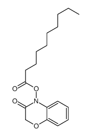 (3-oxo-1,4-benzoxazin-4-yl) decanoate结构式