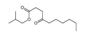 2-methylpropyl 4-oxodecanoate结构式