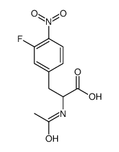 (2S)-2-acetamido-3-(3-fluoro-4-nitrophenyl)propanoic acid Structure