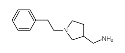 C-(1-Phenethyl-pyrrolidin-3-yl)-methylamine Structure