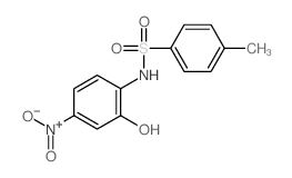 N-(2-hydroxy-4-nitro-phenyl)-4-methyl-benzenesulfonamide Structure