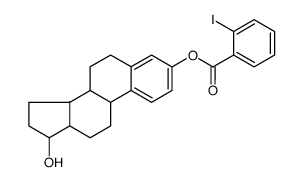 3-(2-iodobenzoyl)estradiol结构式