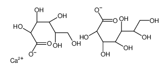 (D-gluconato-O1,O2)(D-gluco-heptonato-O1,O2)calcium Structure