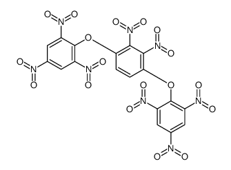 dinitro-1,4-bis(2,4,6-trinitrophenoxy)benzene结构式