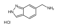 1H-吲唑-6-甲胺盐酸盐结构式