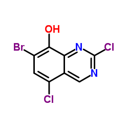 7-Bromo-2,5-dichloro-8-quinazolinol结构式