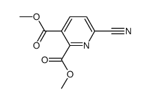 dimethyl 6-cyanopyridine-2,3-dicarboxylate Structure